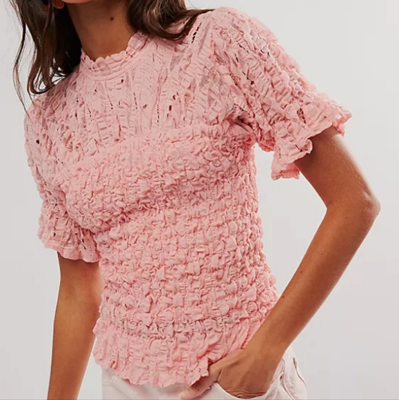 Free People Tops - Free People Amour Top Pink Small
